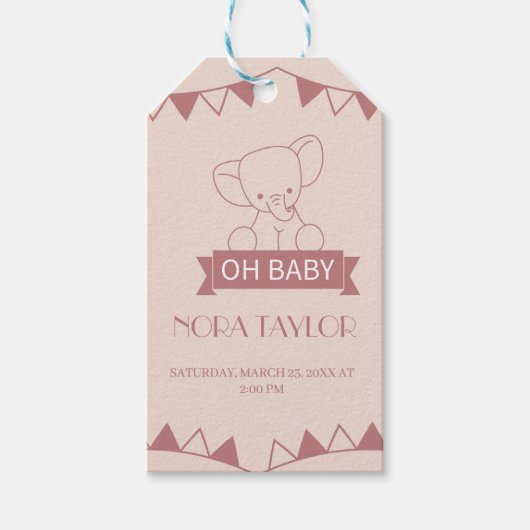 Sweet Little One onderweg Cadeaulabel (Voorkant)
