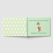 Sweet Little One op de weg Green Baby shower Gastenboek (Volledig)
