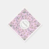 Sweet Little One Snoep Thema 1e Verjaardag Custom Servet (Hoek)