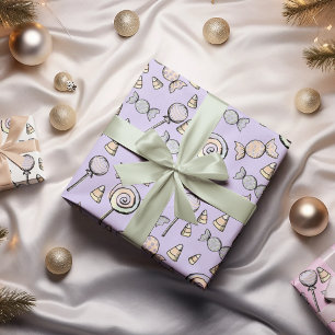 Sweet Little One Snoep thema Baby Verjaardag Inpakpapier Vel