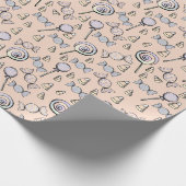 Sweet Little One Snoep thema Cadeaupapier (Hoek)