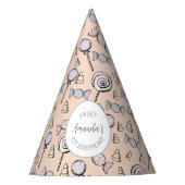 Sweet Little ONE Snoep thema eerste verjaardag Feesthoedjes (Voorkant)