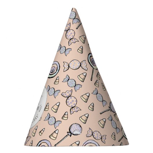 Sweet Little ONE Snoep thema eerste verjaardag Feesthoedjes (Rechts)