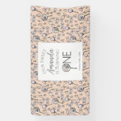 Sweet Little One Snoep thema eerste verjaardag Spandoek (Verticaal)