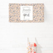 Sweet Little One Snoep thema eerste verjaardag Spandoek (Insitu)