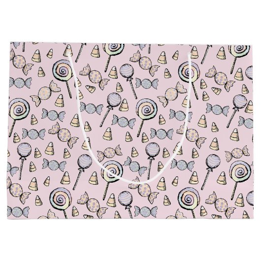 Sweet Little One Snoep Thema Eerste Verjaardagsgun Groot Cadeauzakje (Achterkant)