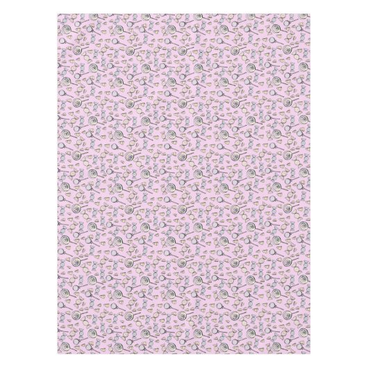 Sweet Little One Snoep Theme Party Tafelkleed (Voorkant)