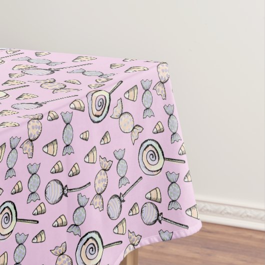 Sweet Little One Snoep Theme Party Tafelkleed (Voorbeeld)