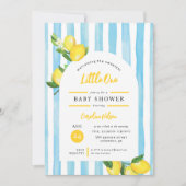 Sweet Little One Summer Lemon Baby shower Kaart (Voorkant)