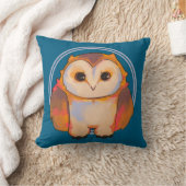 Sweet little owl.  kussen (Deken)
