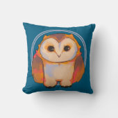 Sweet little owl.  kussen (Voorkant)