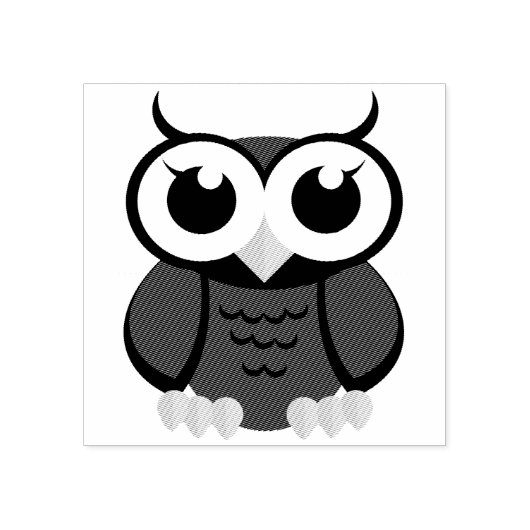 Sweet Little Owl Rubberstempel (Afrduk)