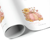 Sweet Little patch pumpkin florals is on the way Cadeaupapier (Rol Hoek)