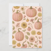Sweet Little patch pumpkin florals is on the way Kaart (Achterkant)