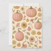 Sweet Little patch pumpkin florals is on the way Kaart (Achterkant)