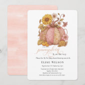 Sweet Little patch pumpkin florals is on the way Kaart (Voorkant / Achterkant)