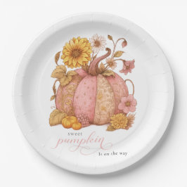 Sweet Little patch pumpkin florals is on the way Papieren Bordje