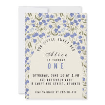 Sweet Little Pea meisje eerste verjaardag