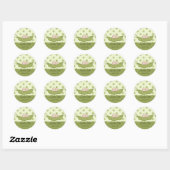 Sweet Little Pea Twins Baby shower Sticker (Vel)