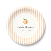 Sweet Little Peach Baby shower papier Bord