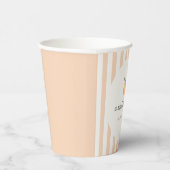 Sweet Little Peach Baby shower papieren bekers (Rechts)