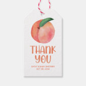 Sweet Little Peach Dank je label Cadeaulabel (Voorkant)