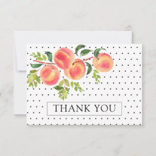 Sweet Little Peach Dank je wel briefkaart
