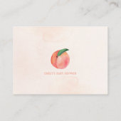 Sweet Little Peach Diaper Raffle Enclosure Card Informatiekaartje (Achterkant)