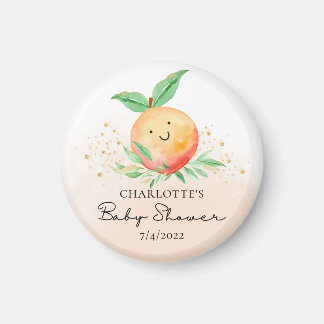 Sweet Little Peach Het is een meisje Magneet