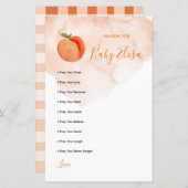 Sweet Little Peach Prayers voor Baby Game (Voorkant / Achterkant)