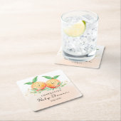 Sweet Little Peaches Het is Twins Kartonnen Onderzetters (Insitu)