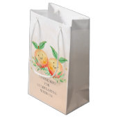 Sweet Little Peaches Small Gift Bag Klein Cadeauzakje (Achterkant Gekanteld)