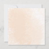 Sweet Little Peaches Twins Baby shower Invitation Kaart (Achterkant)