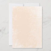 Sweet Little Peaches Twins Baby shower Invitation Kaart (Achterkant)