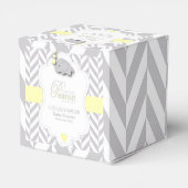 Sweet Little Peanut Elephant Baby shower Bedankdoosjes (Achterkant)