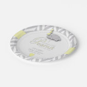 Sweet Little Peanut Elephant Baby shower Papieren Bordje (Gekanteld)