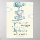  Sweet Little Peanut is on the way Baby shower Poster (Voorkant)