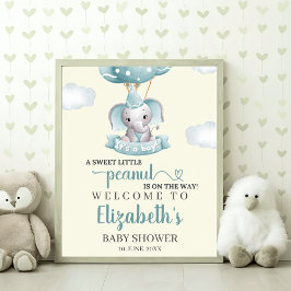  Sweet Little Peanut is on the way Baby shower Poster