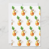 Sweet Little Pear geslachtsneutraal Baby shower Kaart (Achterkant)