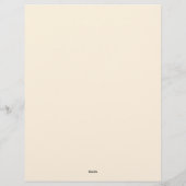 Sweet Little Pink Flowers Briefhoofd (Achterkant)