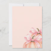 Sweet Little pompoen roze boog is op de weg Kaart (Achterkant)