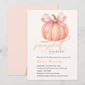 Sweet Little pompoen roze boog is op de weg Kaart (Voorkant / Achterkant)