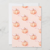 Sweet Little pompoen roze boog is op de weg Kaart (Achterkant)