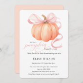 Sweet Little pompoen roze boog is op de weg Kaart (Voorkant / Achterkant)