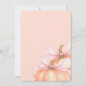 Sweet Little pompoen roze boog is op de weg Kaart (Achterkant)