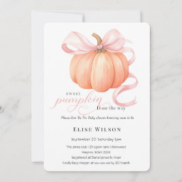 Sweet Little pompoen roze boog is op de weg Kaart