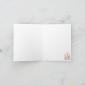 Sweet Little Princess Baby shower Bedankkaart (Binnen)