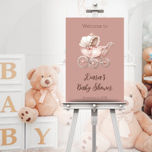 Sweet Little Princess Baby shower gepersonaliseerd Acryl Bord