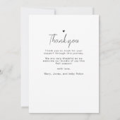 Sweet Little Pumpkin 9 Photo Collage Baby Shower Bedankkaart (Achterkant)