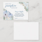 Sweet Little Pumpkin Autumn Baby shower Behuizing Informatiekaartje (Voorkant / Achterkant)